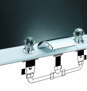 Millo Widespread Waterfall Faucet