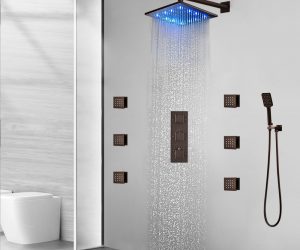 Fontana Sierra Light Oil Rubbed Bronze LED Shower System
