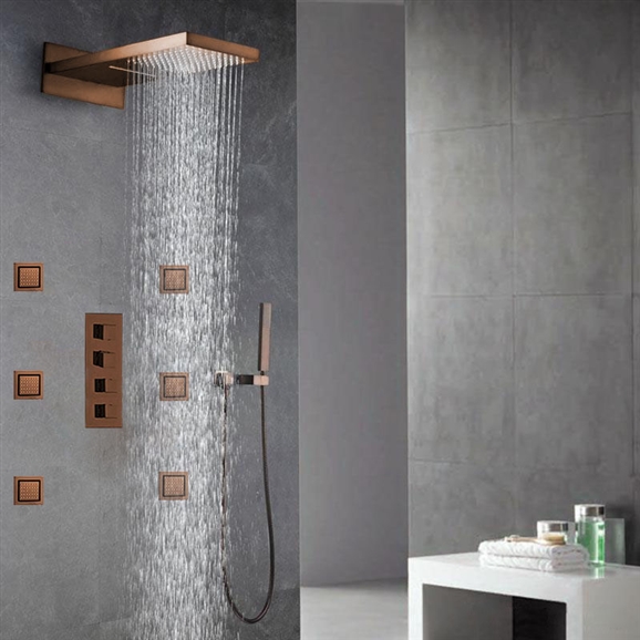 Oil Rubbed Bronze Finish Ultra Shower Set