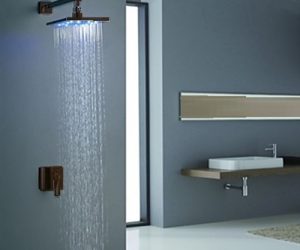 Rivera Oil Rubbed Bronze LED Shower Set