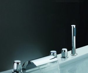 Solid Brass Chrome Bathtub Faucet BSY-8001