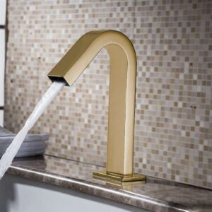 Fontana d’Azur Brushed Gold Touchless Faucet Customer Reviews