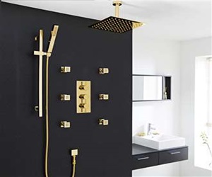 Rise of Gold Shower Systems in Luxury Bathroom Design