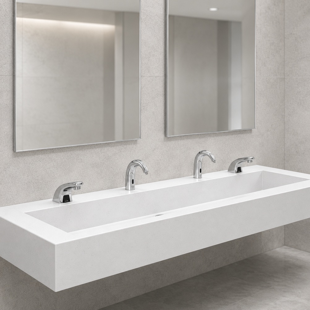 Best Touchless Faucet Systems for Large Venues/Stadiums, All in One Installation Manuals